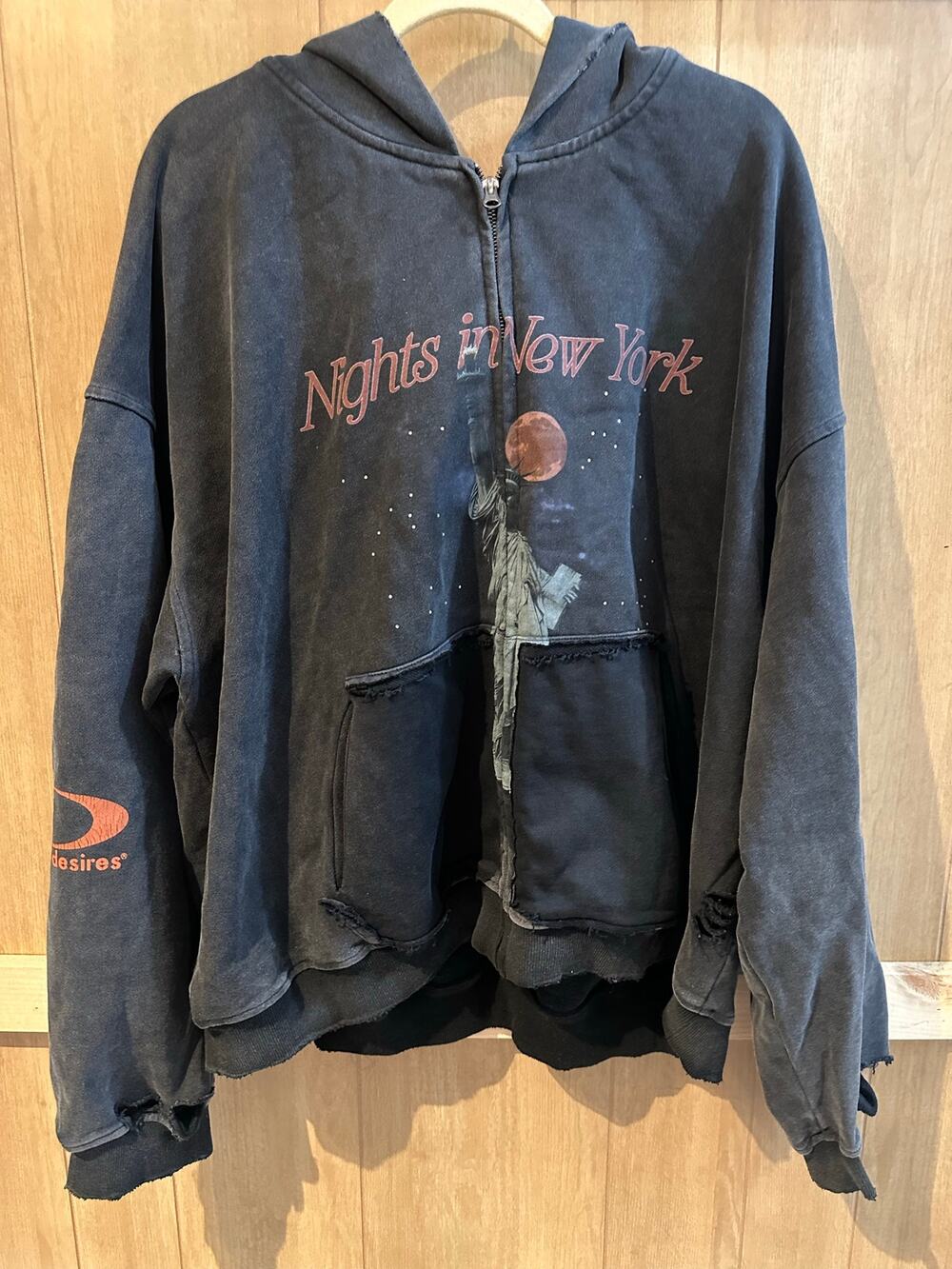 Bottega Desires - Black Nights In New York Hoodie/ 3X/ NWOT